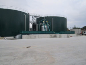 Carpenteria meccanica montata negli impianti biogas
