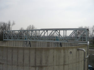 Carpenteria meccanica montata negli impianti biogas