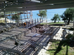 Copertura sito archeologico