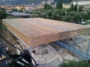 Copertura sito archeologico